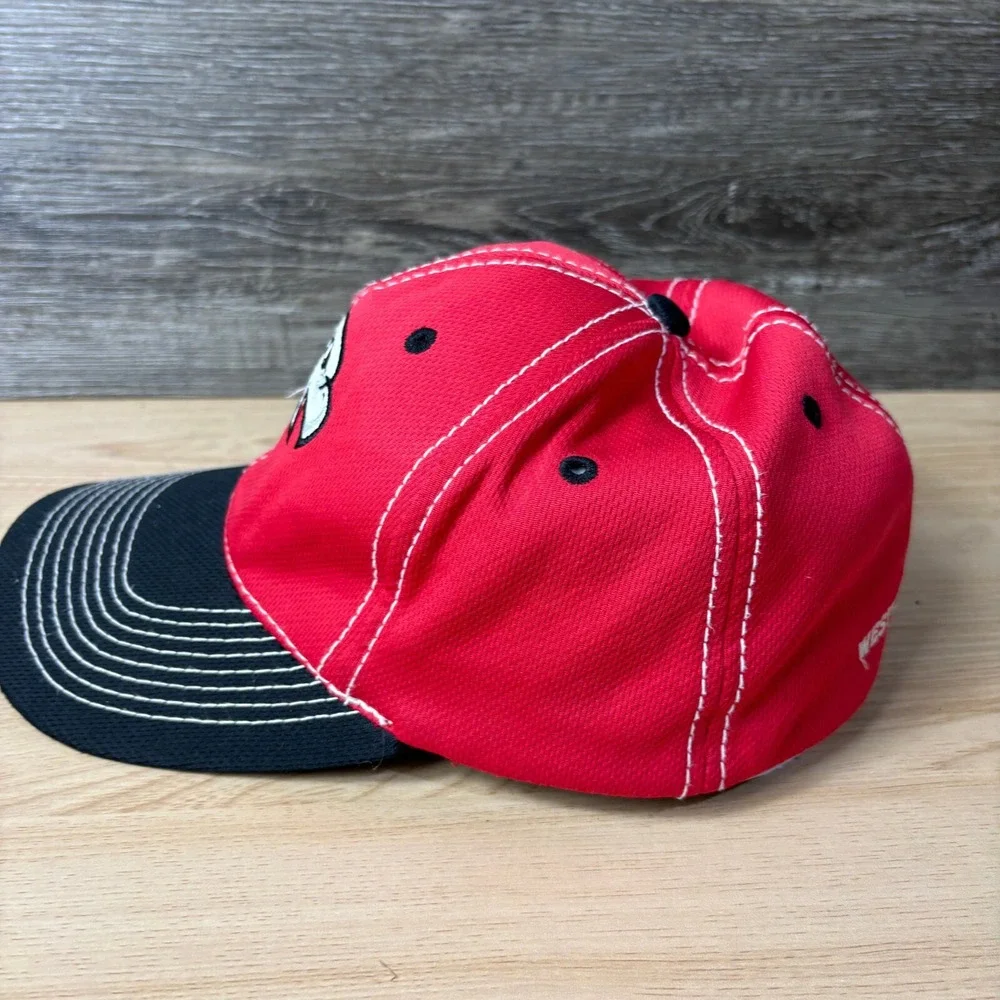 Minnetonka‎ Hat Cap Baseball Adult Small Red Baseball White Hawk High School